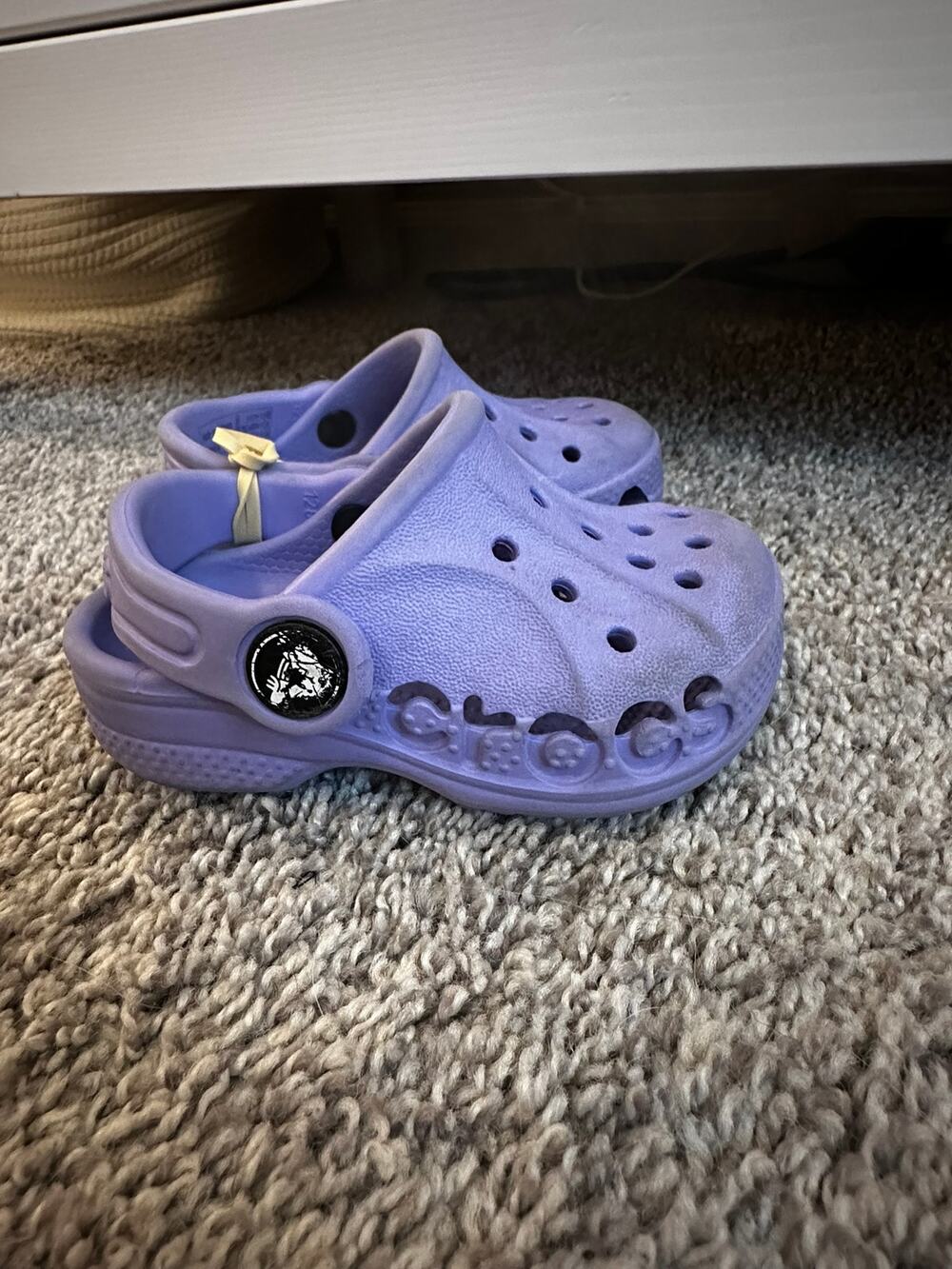 Crocs Toddler Girls Size 4C Purple Classic Clogs